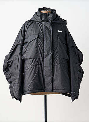 Geacă matlasată mâneci lungi fără glugă negru NIKE femeie