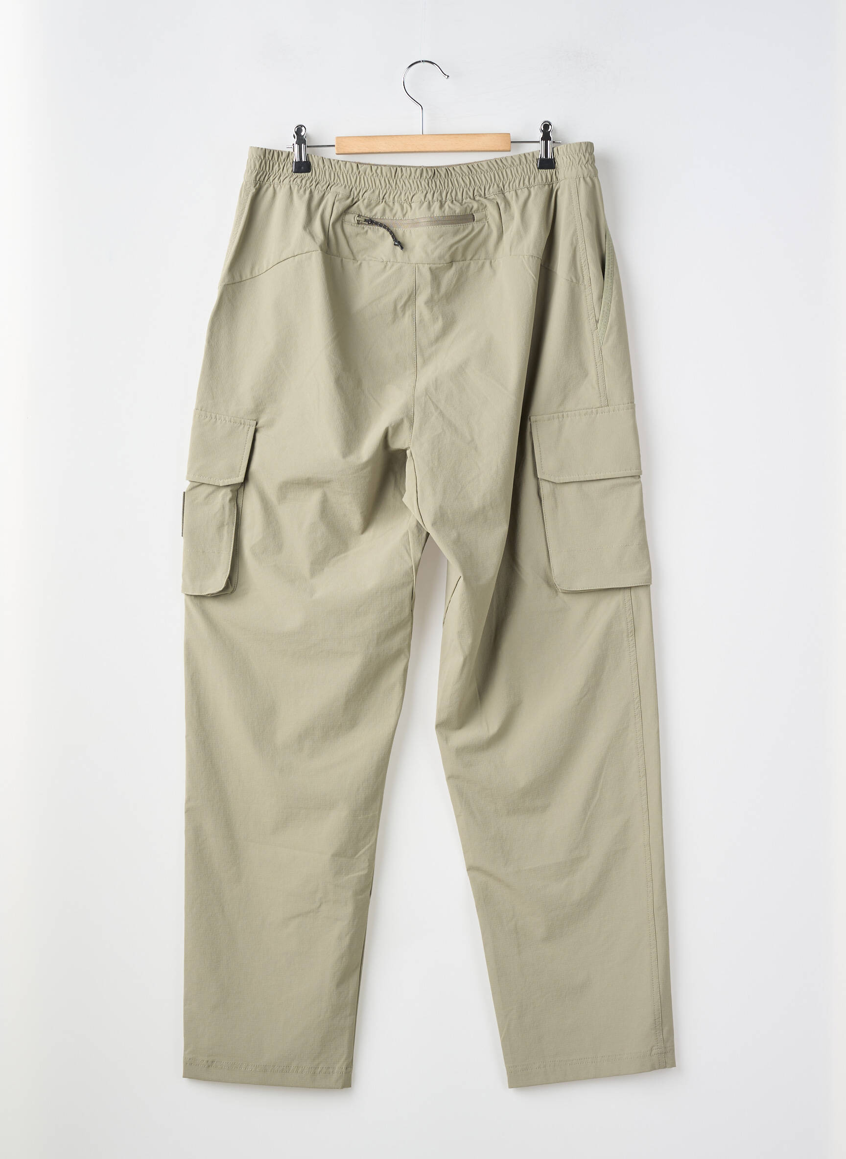 Pantalon cargo țesătură poplin mărime normală verde GUESS bărbat