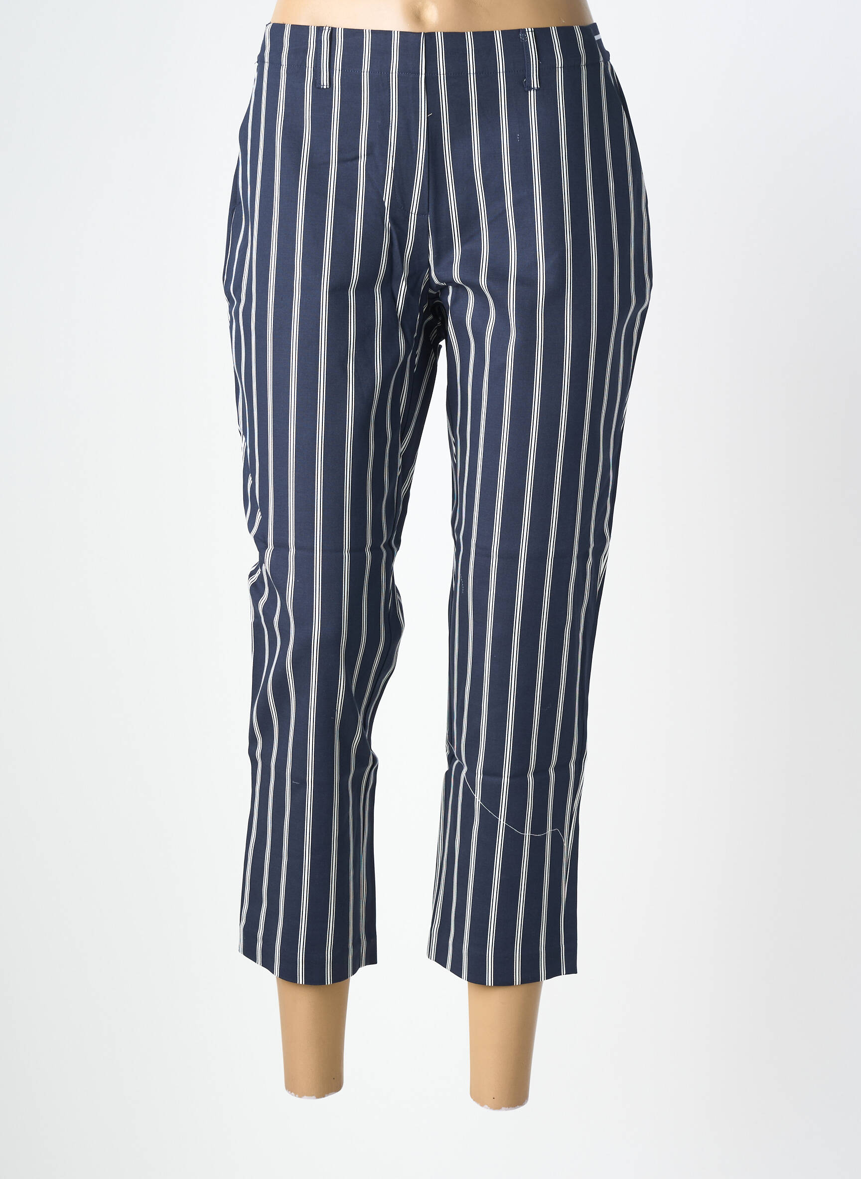 Pantalon 7/8 elasticitate mărime normală albastru DAMART femeie