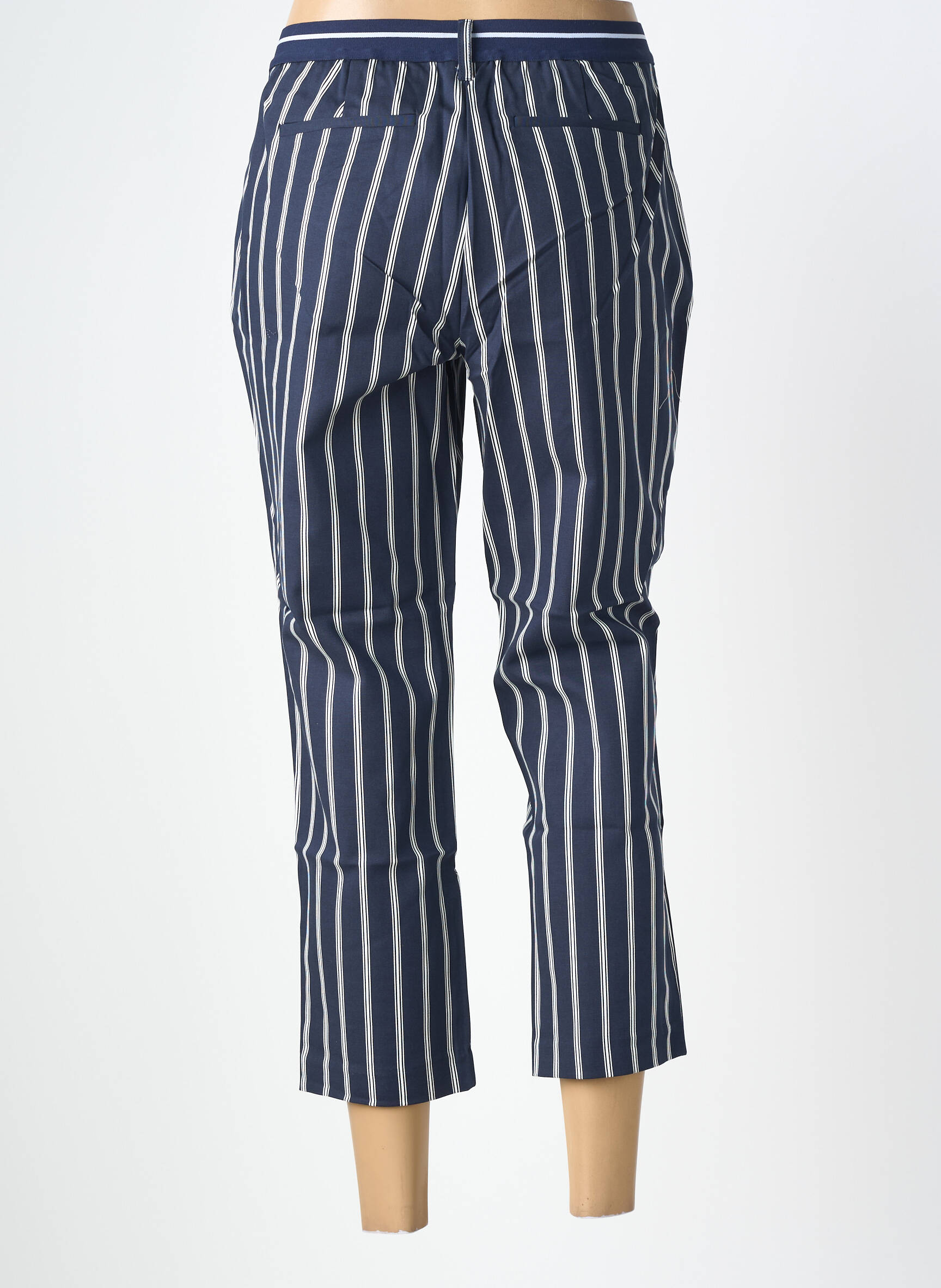 Pantalon 7/8 elasticitate mărime normală albastru DAMART femeie