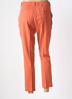 Pantalon 7/8 țesătură poplin mărime normală portocalie DAMART femeie
