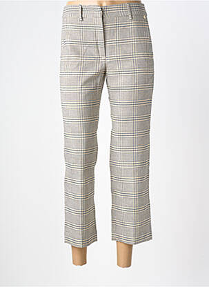 Pantalon 7/8 țesătură poplin mărime normală bej LIU JO femeie