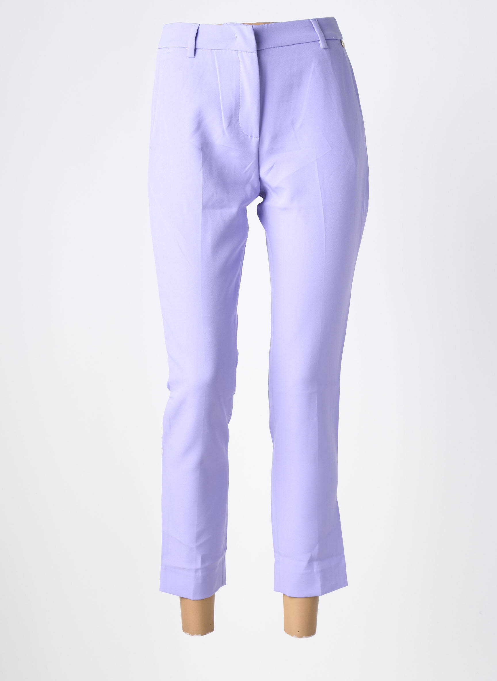 Pantalon 7/8 țesătură poplin mărime normală violet LIU JO femeie