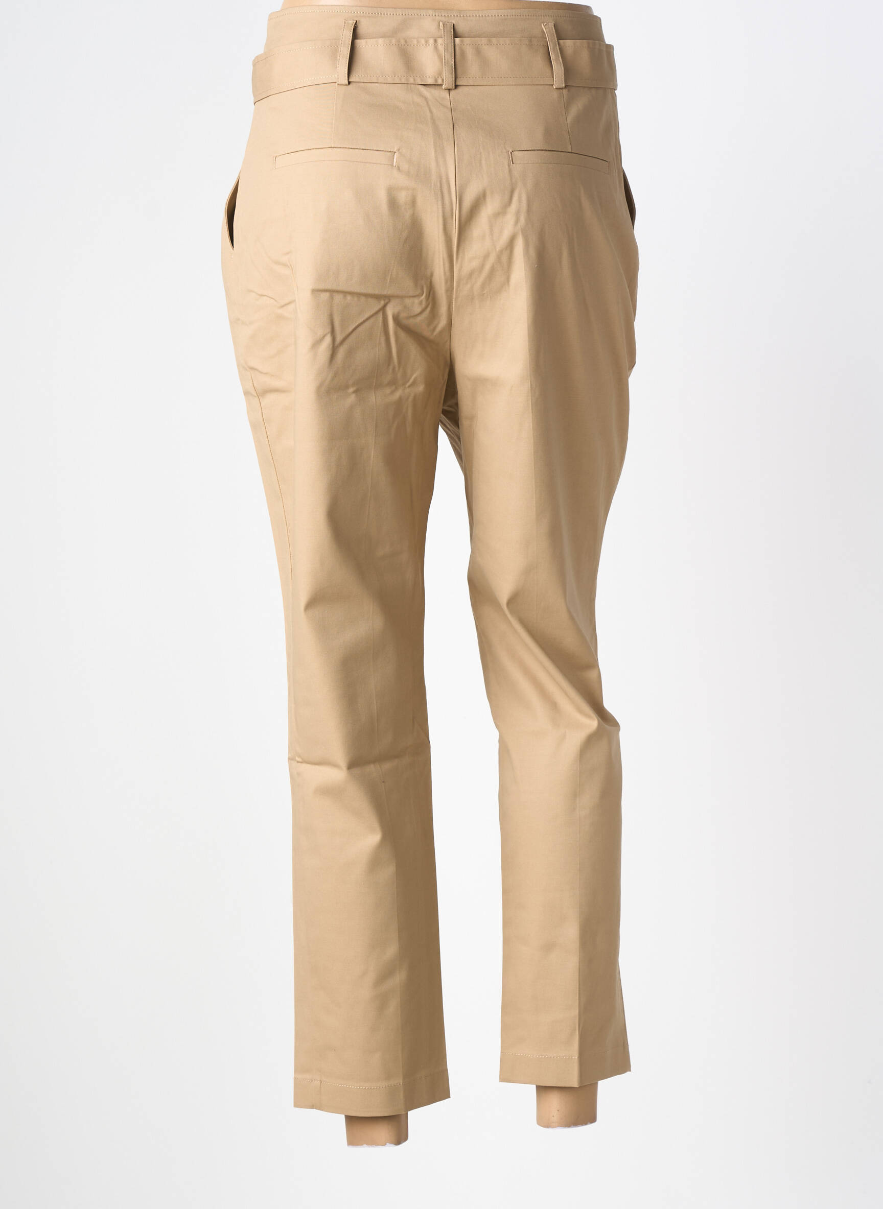 Pantalon chino închidere cu fermoar sub clapetă cu nasturi mărime normală maro LIU JO femeie