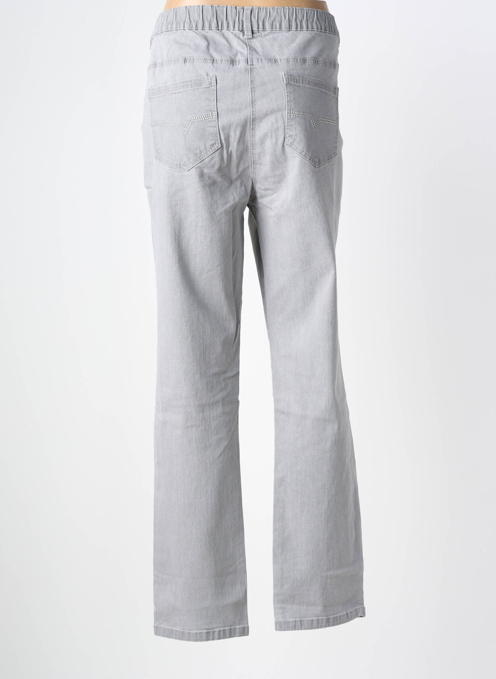 Jegging țesătură denim mărime normală gri DAMART femeie