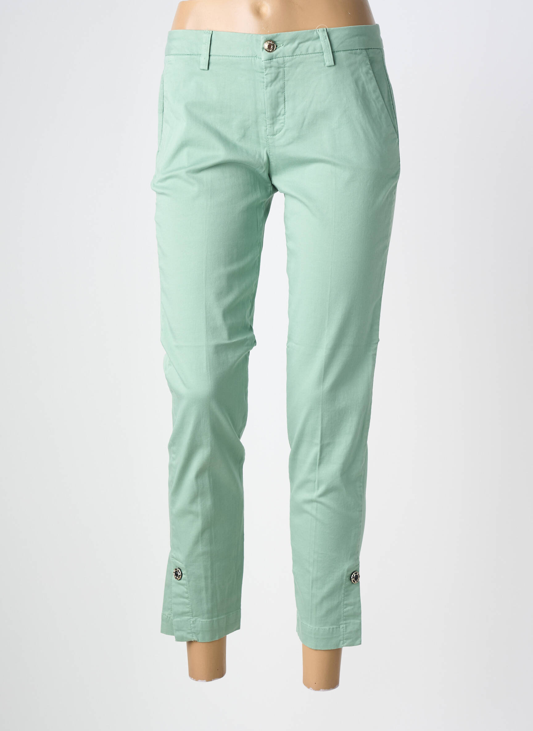 Pantalon 7/8 elasticitate mărime normală verde LIU JO femeie