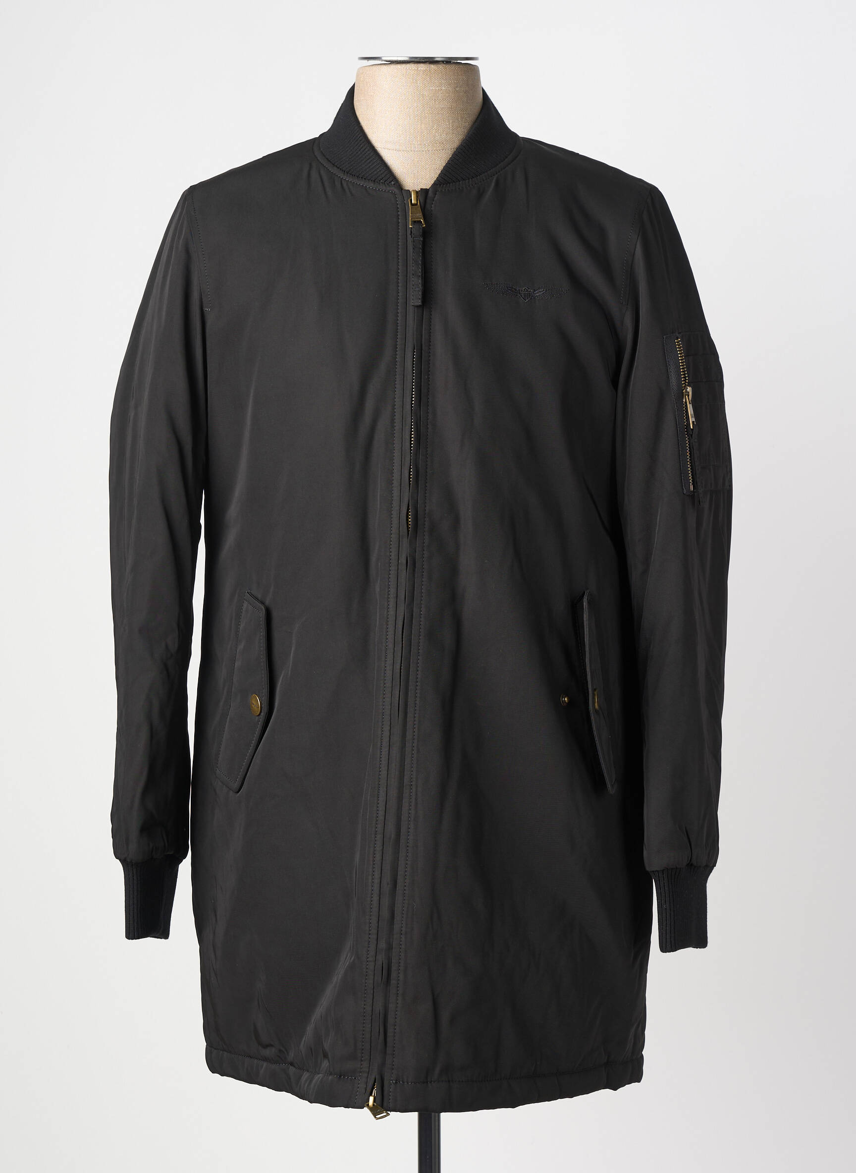 Geacă mâneci lungi negru BOMBERS bărbat