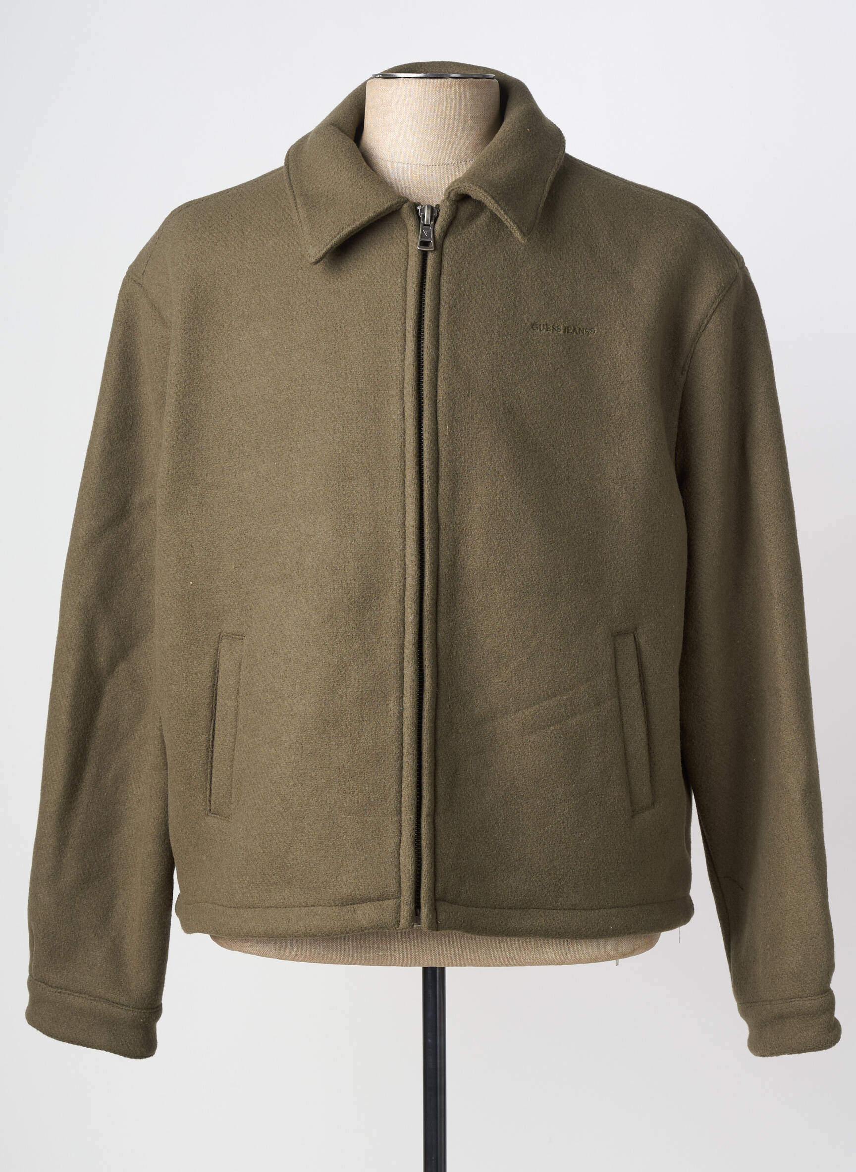 Jachete casual finisaj interior dublat verde GUESS bărbat