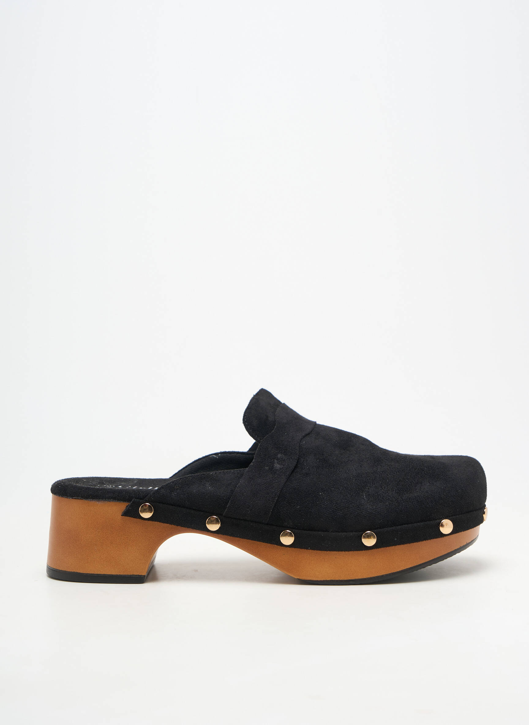 Mulete/saboți toc de 4 la 6 cm negru GIRLHOOD femeie