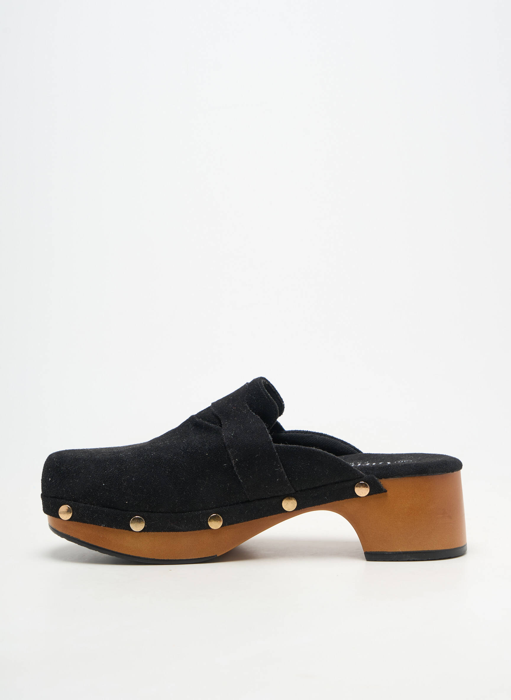 Mulete/saboți toc de 4 la 6 cm negru GIRLHOOD femeie