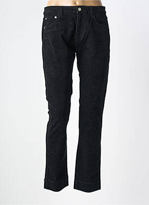 Pantalon drept închidere cu fermoar sub clapetă cu nasturi negru LAB DIP PARIS femeie