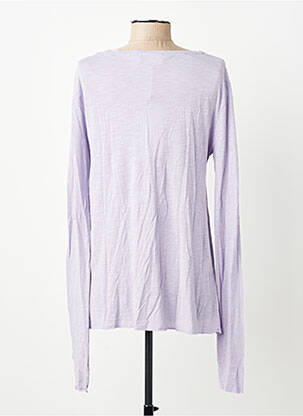 Tricou mâneci lungi mâneci lungi violet AMERICAN VINTAGE femeie