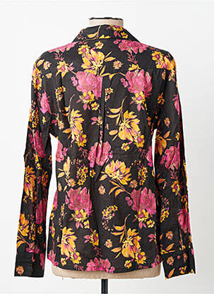 Cămașă imprimeu floral mâneci lungi negru GRACE & MILA femeie