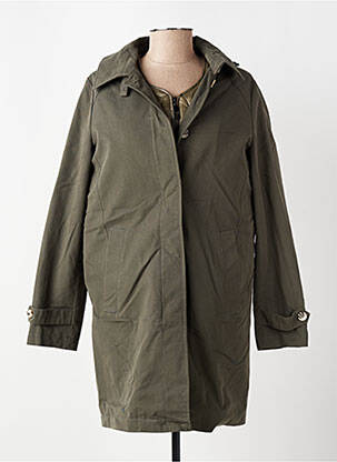 Parka mâneci lungi cu glugă verde 7 SEASONS femeie