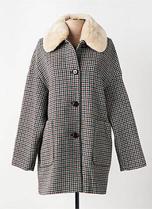 Palton lung croială dreaptă fără glugă gri TRENCH & COAT femeie