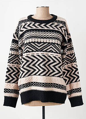 Pulover elasticitate mâneci lungi negru PAZ TORRAS femeie