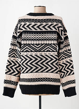 Pulover elasticitate mâneci lungi negru PAZ TORRAS femeie