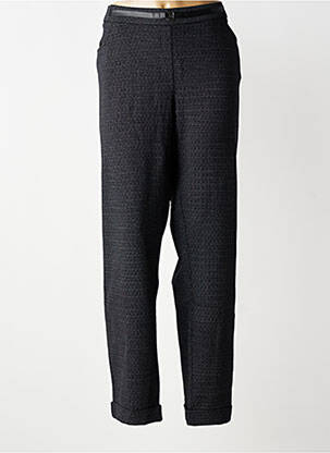 Pantalon drept elasticitate mărime normală negru CHRISTINE LAURE femeie
