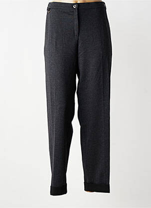 Pantalon slim talie elastică mărime normală gri CHRISTINE LAURE femeie
