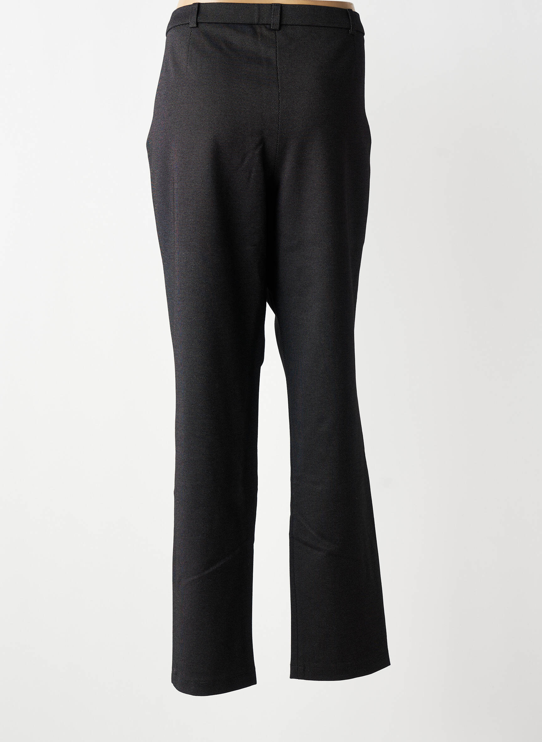 Pantalon slim elasticitate mărime normală negru CHRISTINE LAURE femeie