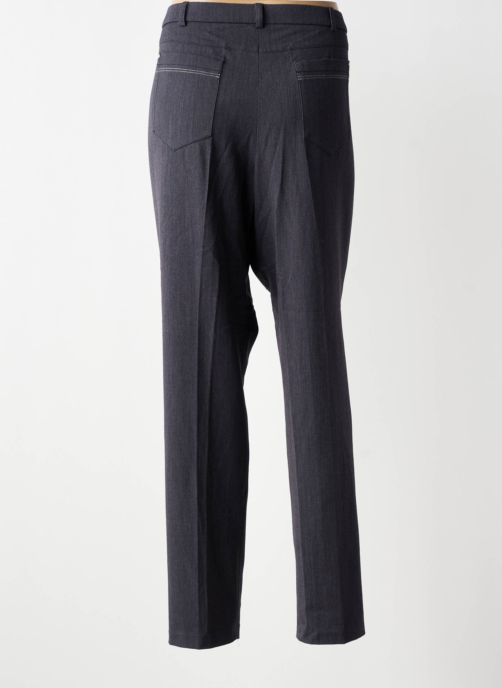Pantalon slim mărime normală mărime normală gri CHRISTINE LAURE femeie