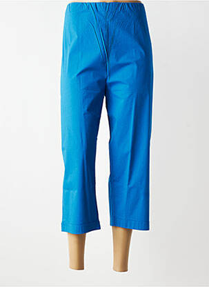 Pantalon trei sferturi croială dreaptă mărime normală albastru ORIENTIQUE NATURALLY femeie