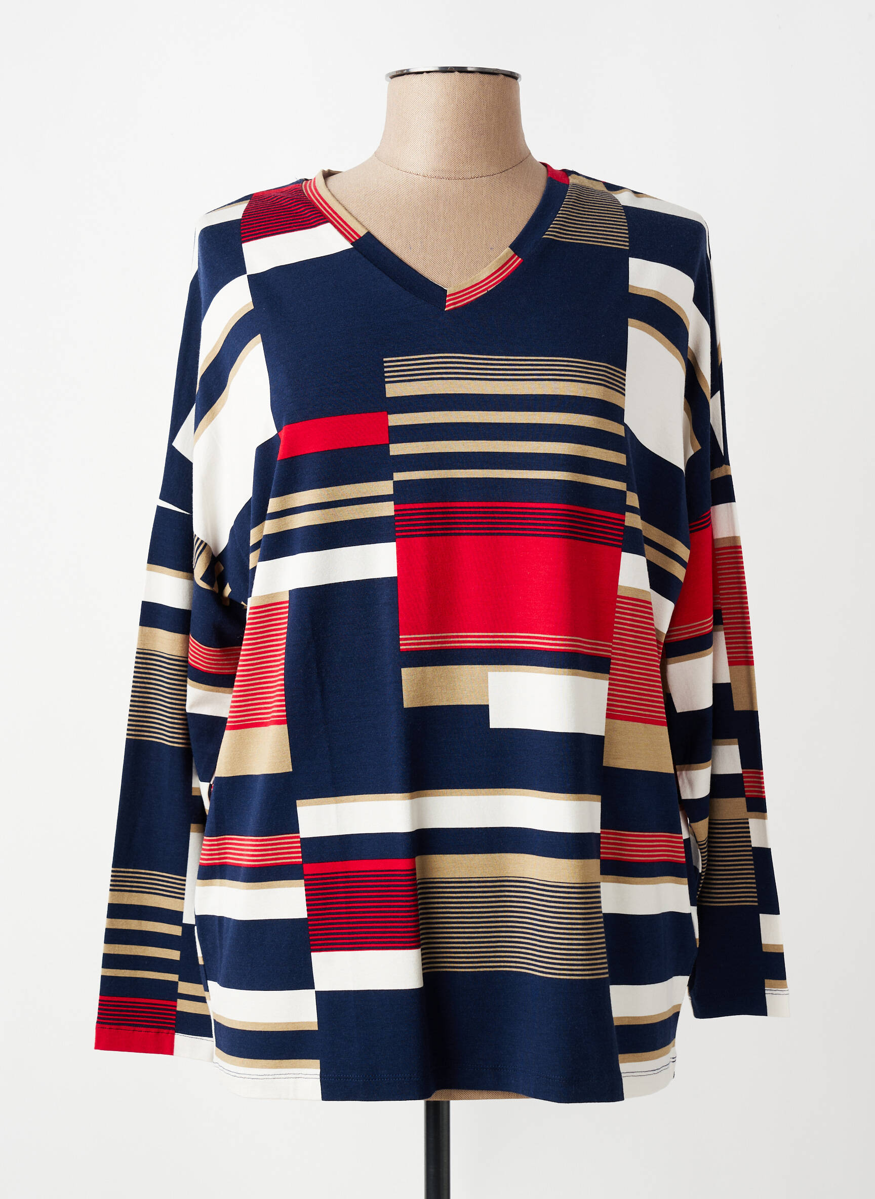 Tricou mâneci lungi mâneci lungi albastru MASAI femeie