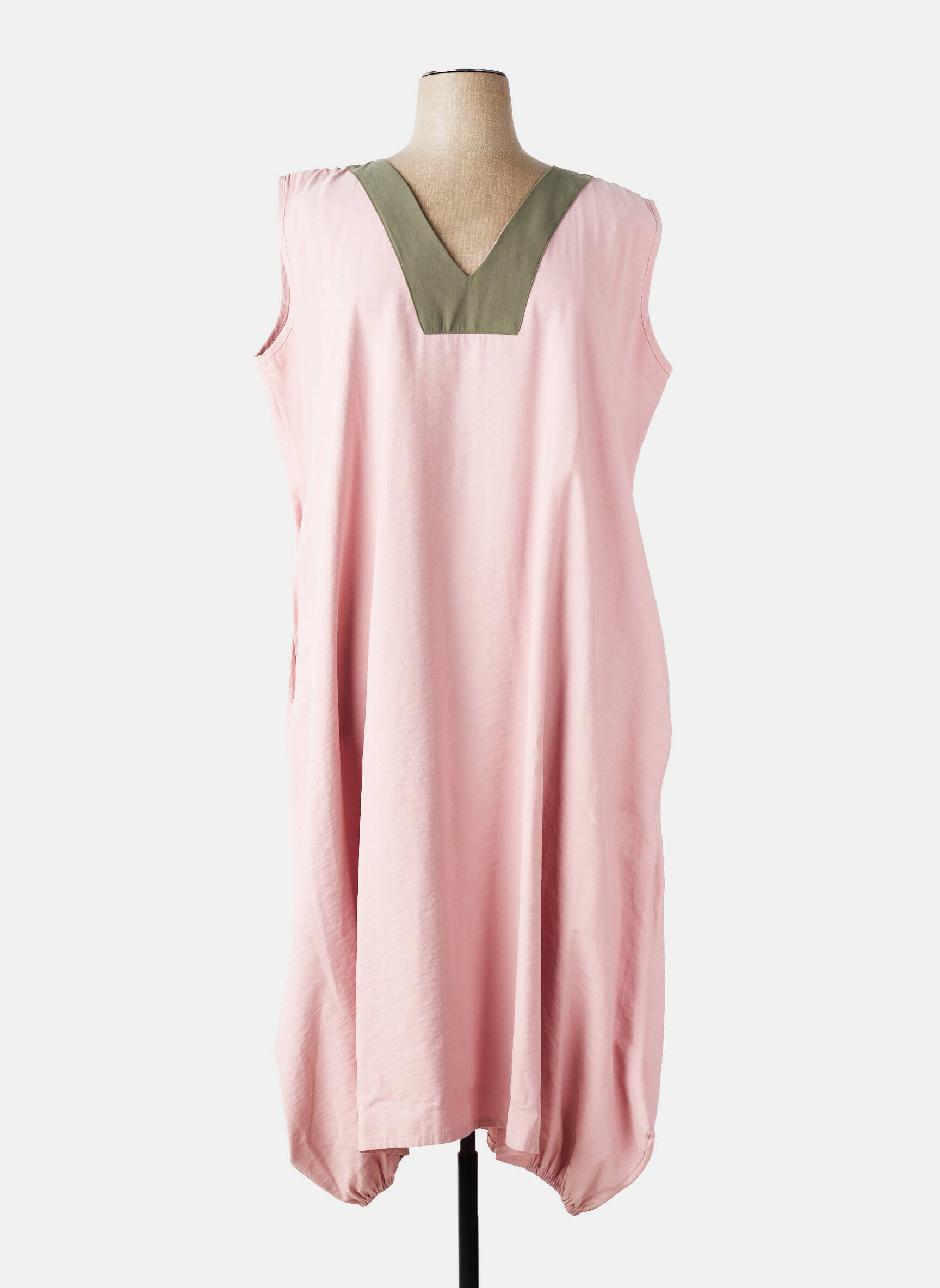 Rochie lungă fără mâneci fără mâneci roz OLIVER JUNG femeie