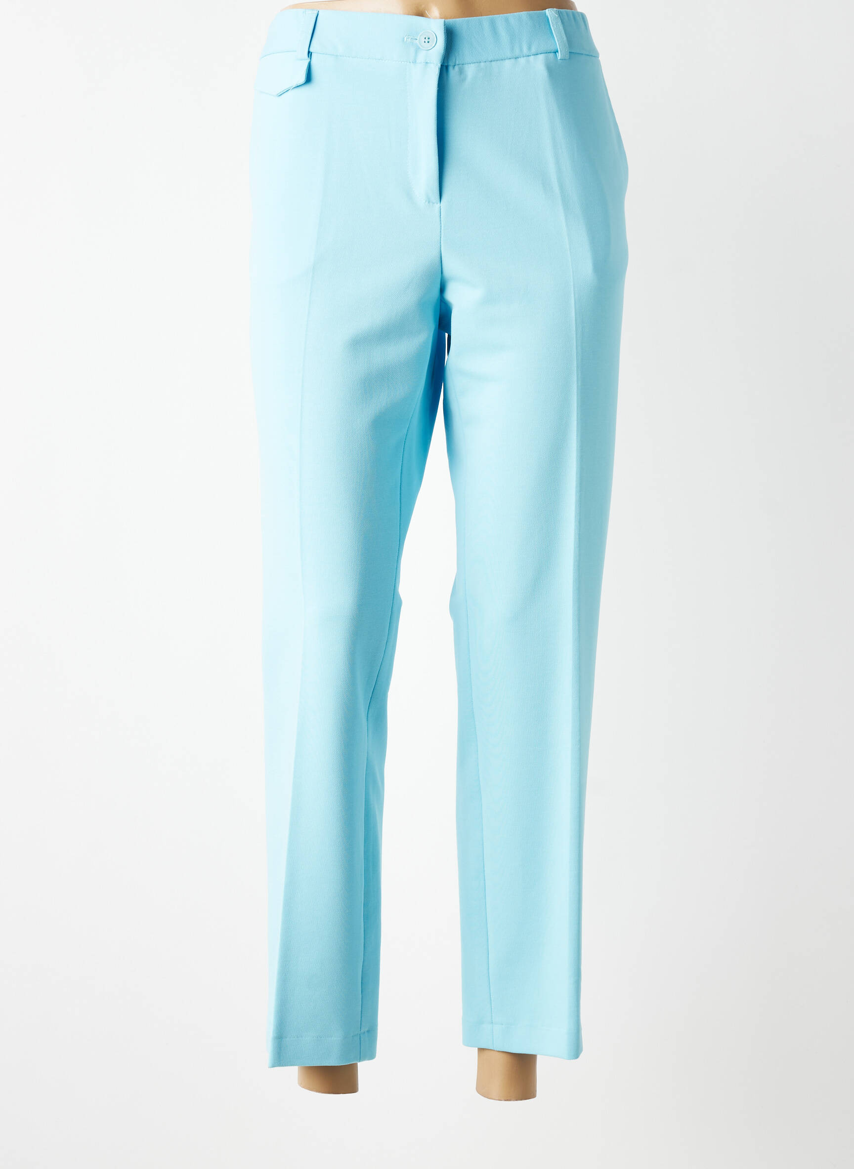Pantalon 7/8 talie elastică mărime normală albastru TINTA femeie