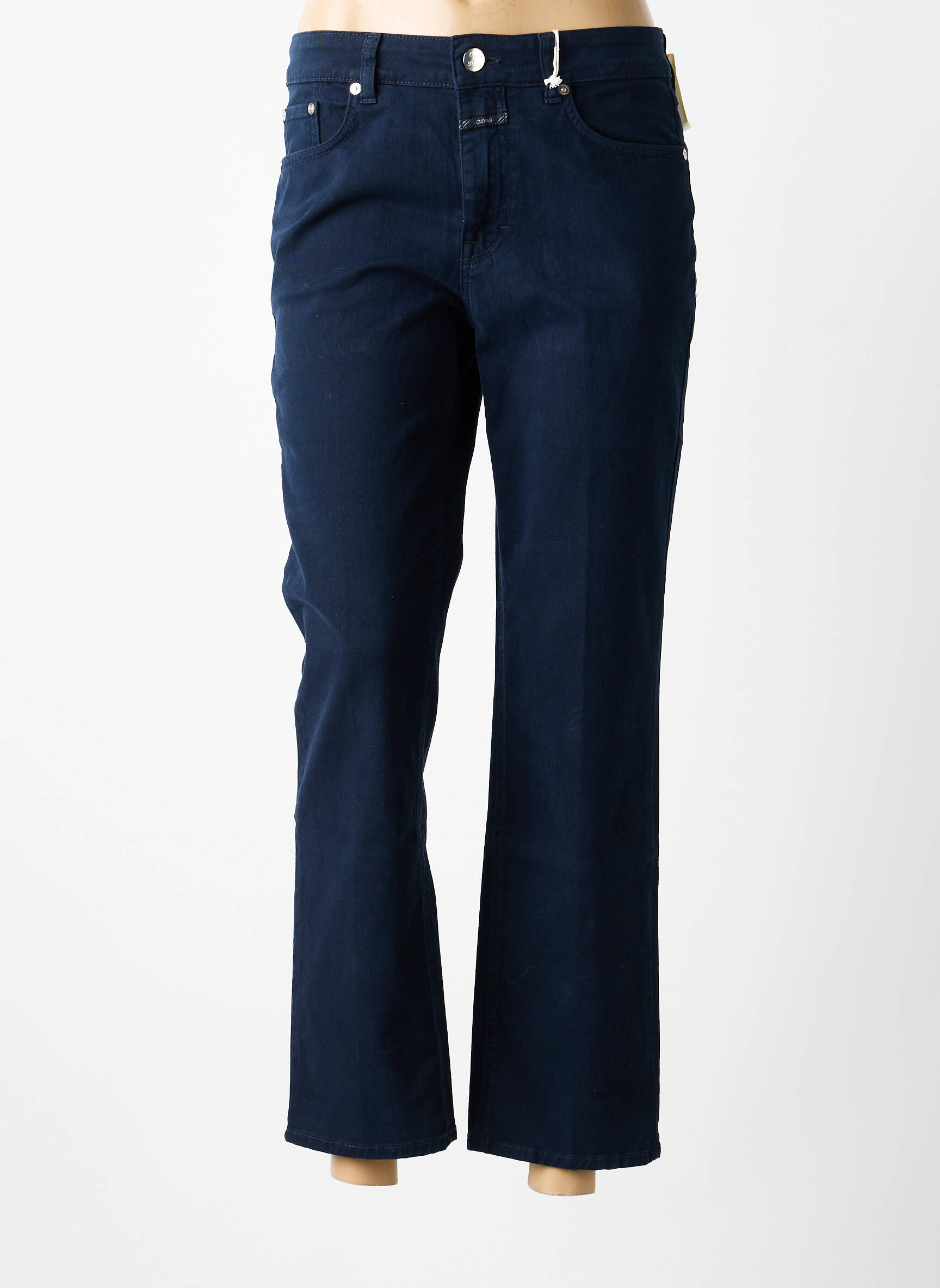 Pantalon drept elasticitate mărime normală albastru CLOSED femeie