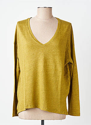 Tricou mâneci lungi mâneci lungi verde BELLA JONES femeie