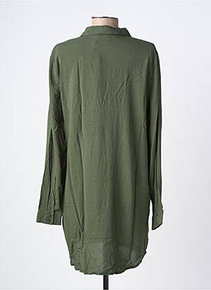 Rochie scurtă mâneci lungi mâneci lungi verde ICHI femeie