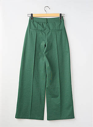 Pantalon drept elasticitate mărime normală verde ICHI femeie