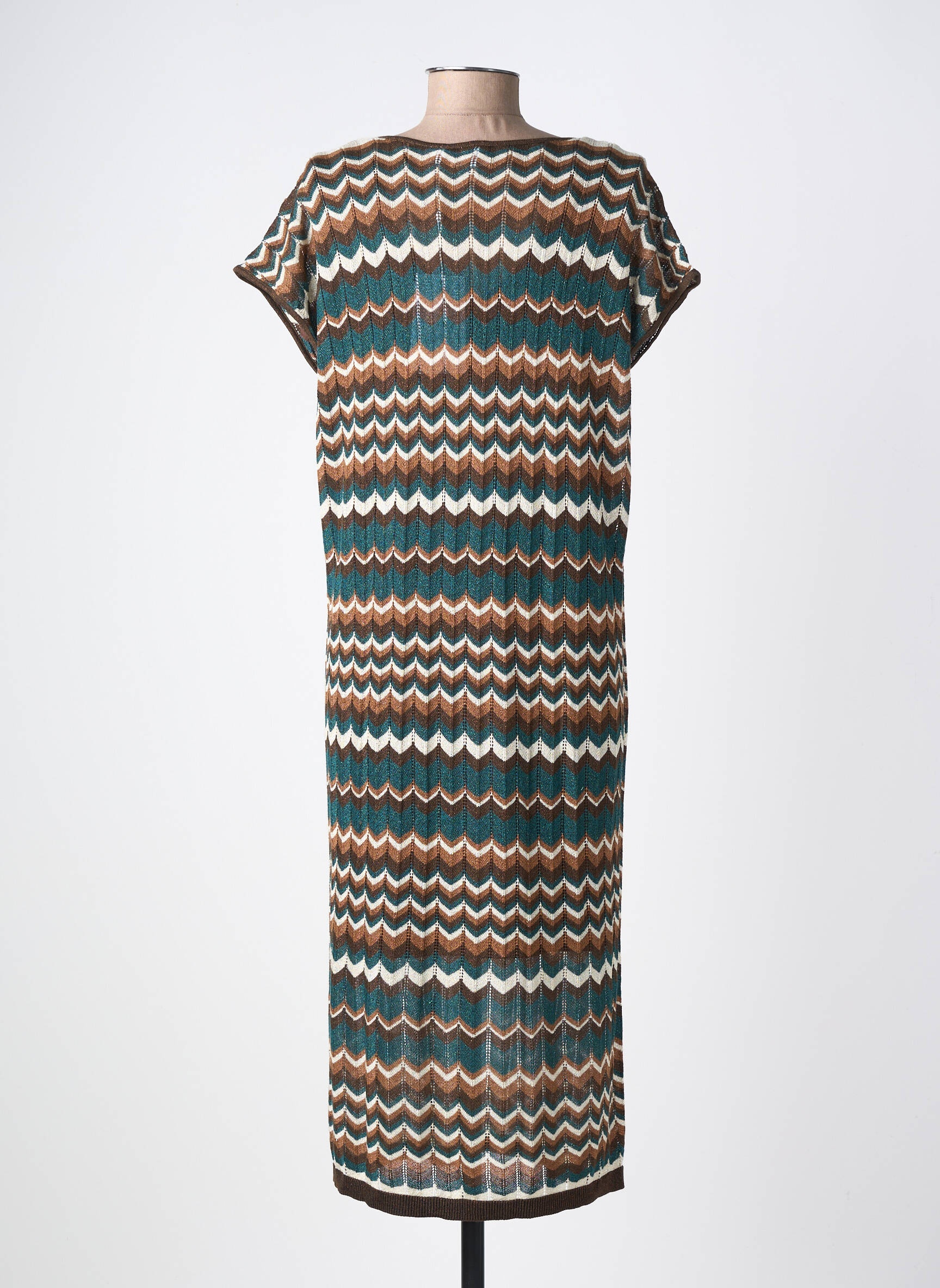 Rochie midi mâneci scurte mâneci scurte maro VILA femeie