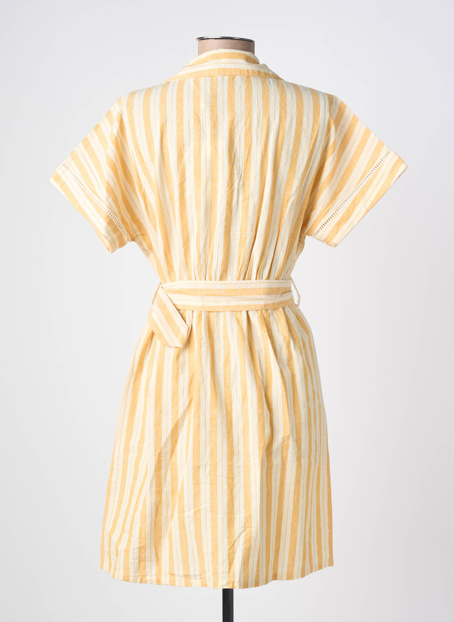 Rochie scurtă mâneci scurte mâneci scurte galben VILA femeie