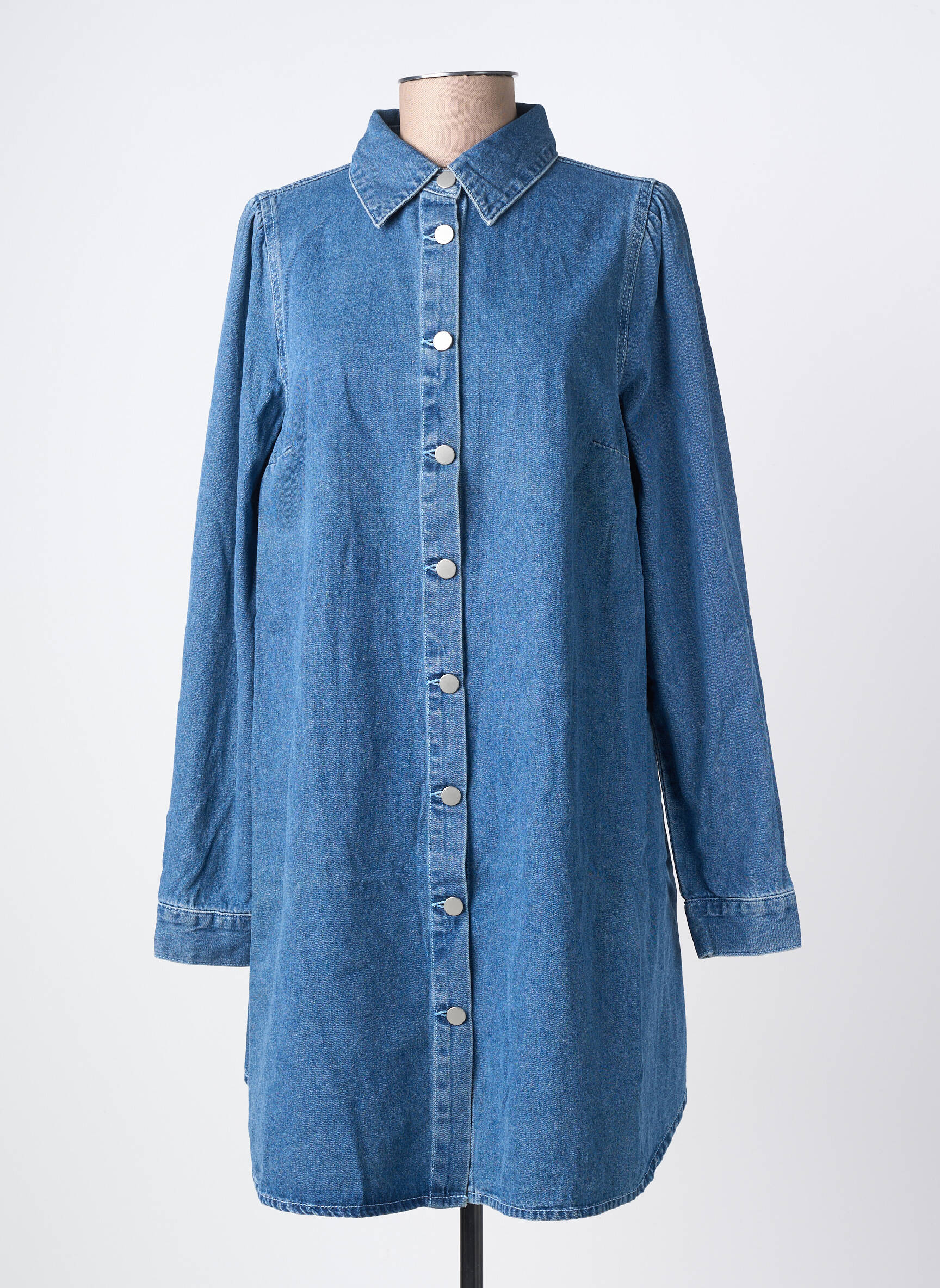 Rochie scurtă mâneci lungi mâneci lungi albastru VILA femeie