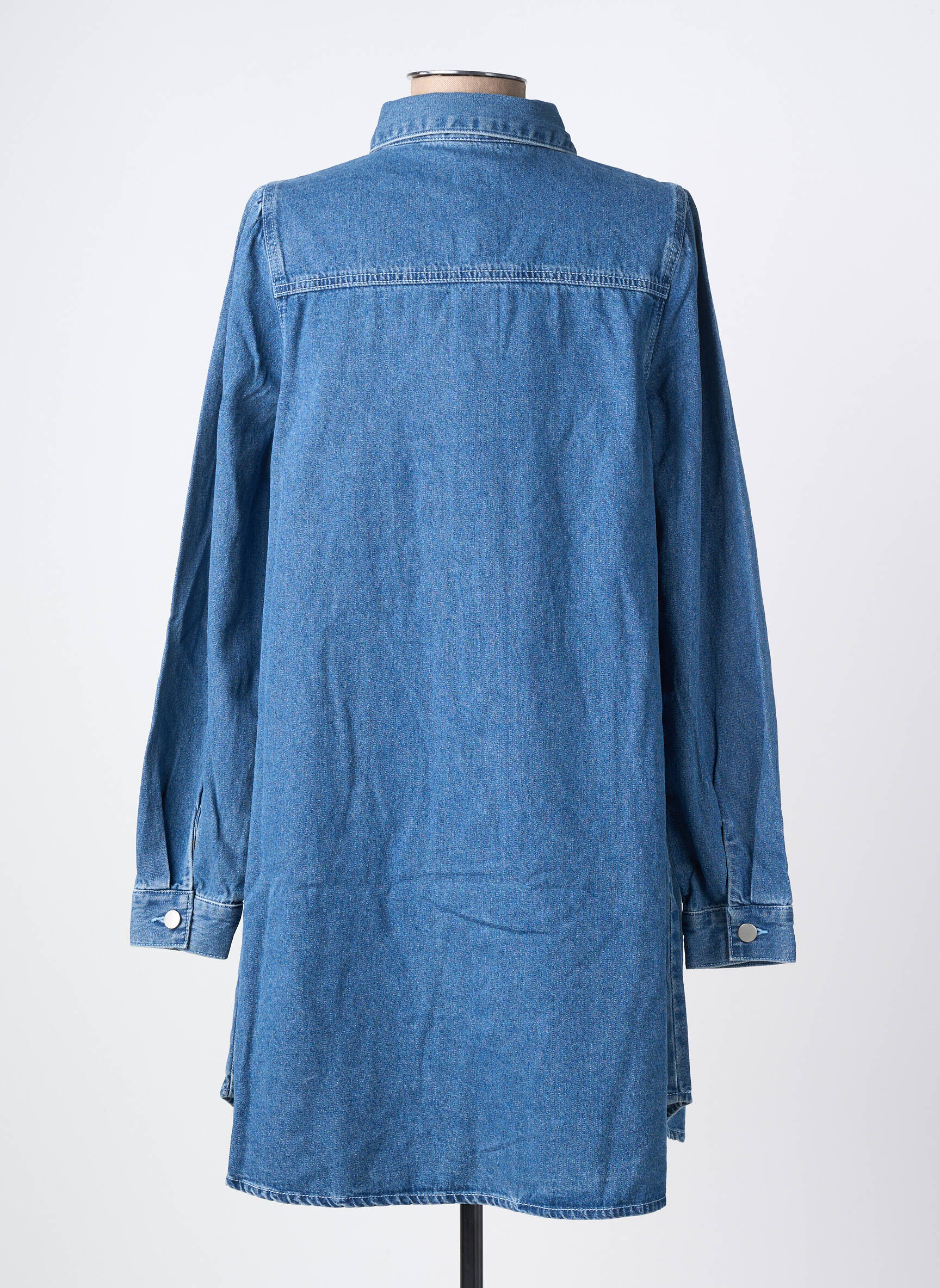 Rochie scurtă mâneci lungi mâneci lungi albastru VILA femeie