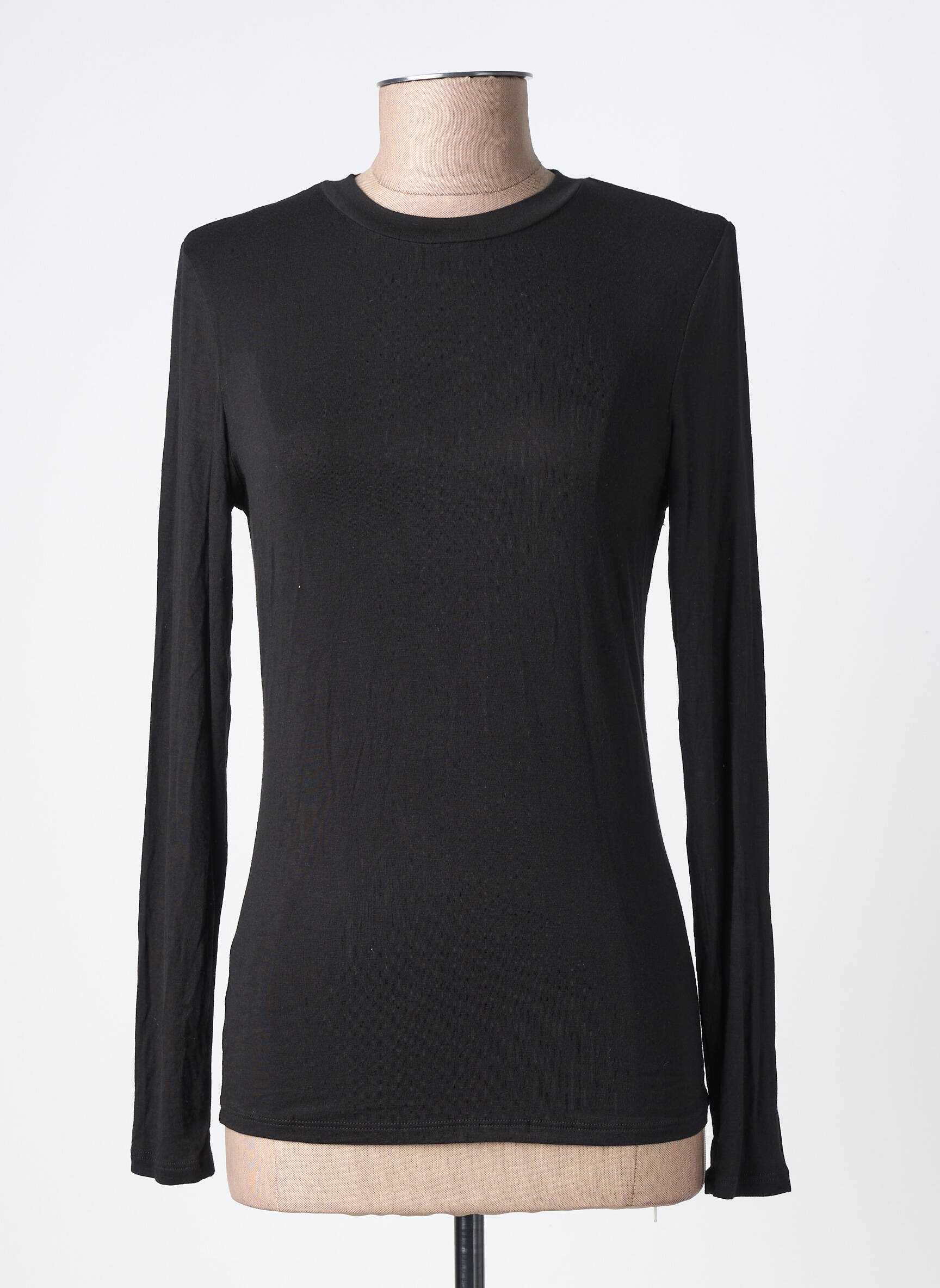 Tricou mâneci lungi mâneci lungi negru ICHI femeie