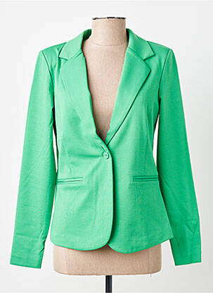 Sacou finisaj interior deformat verde ICHI femeie