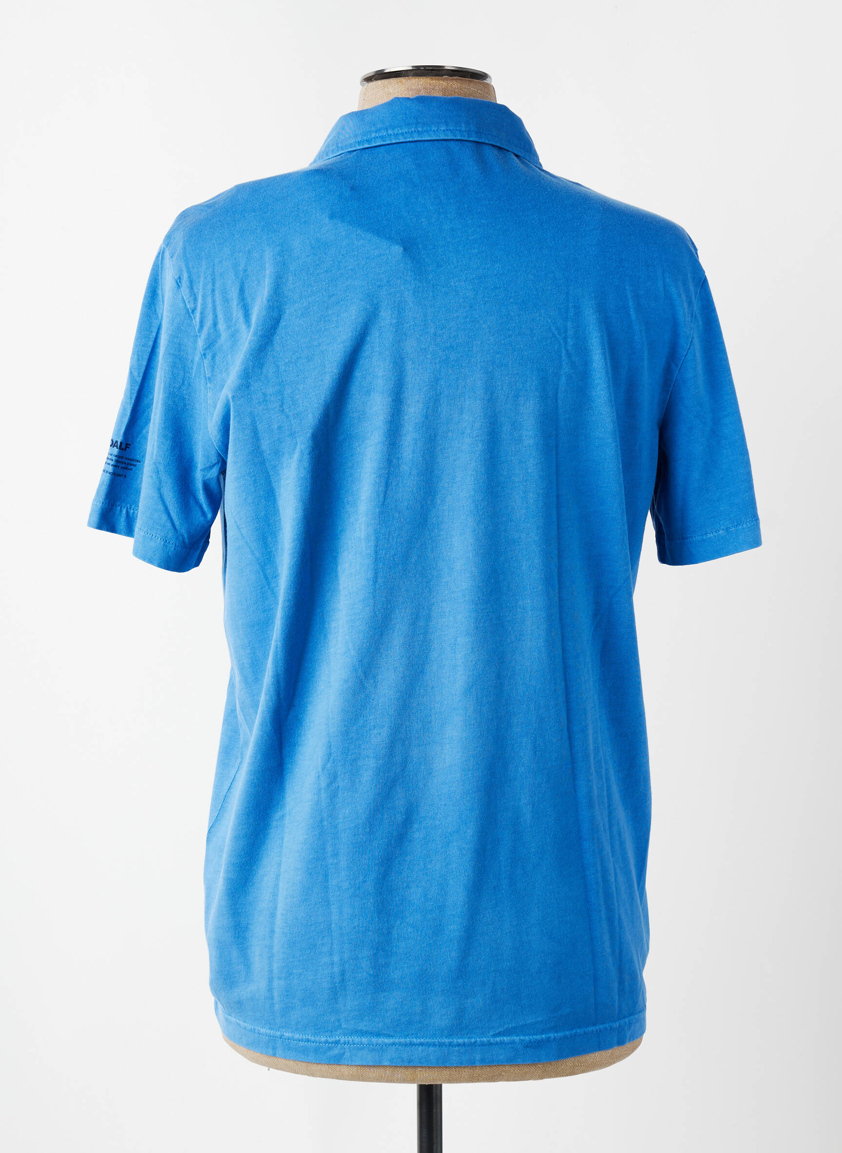 Tricou elasticitate mâneci scurte albastru ECOALF bărbat