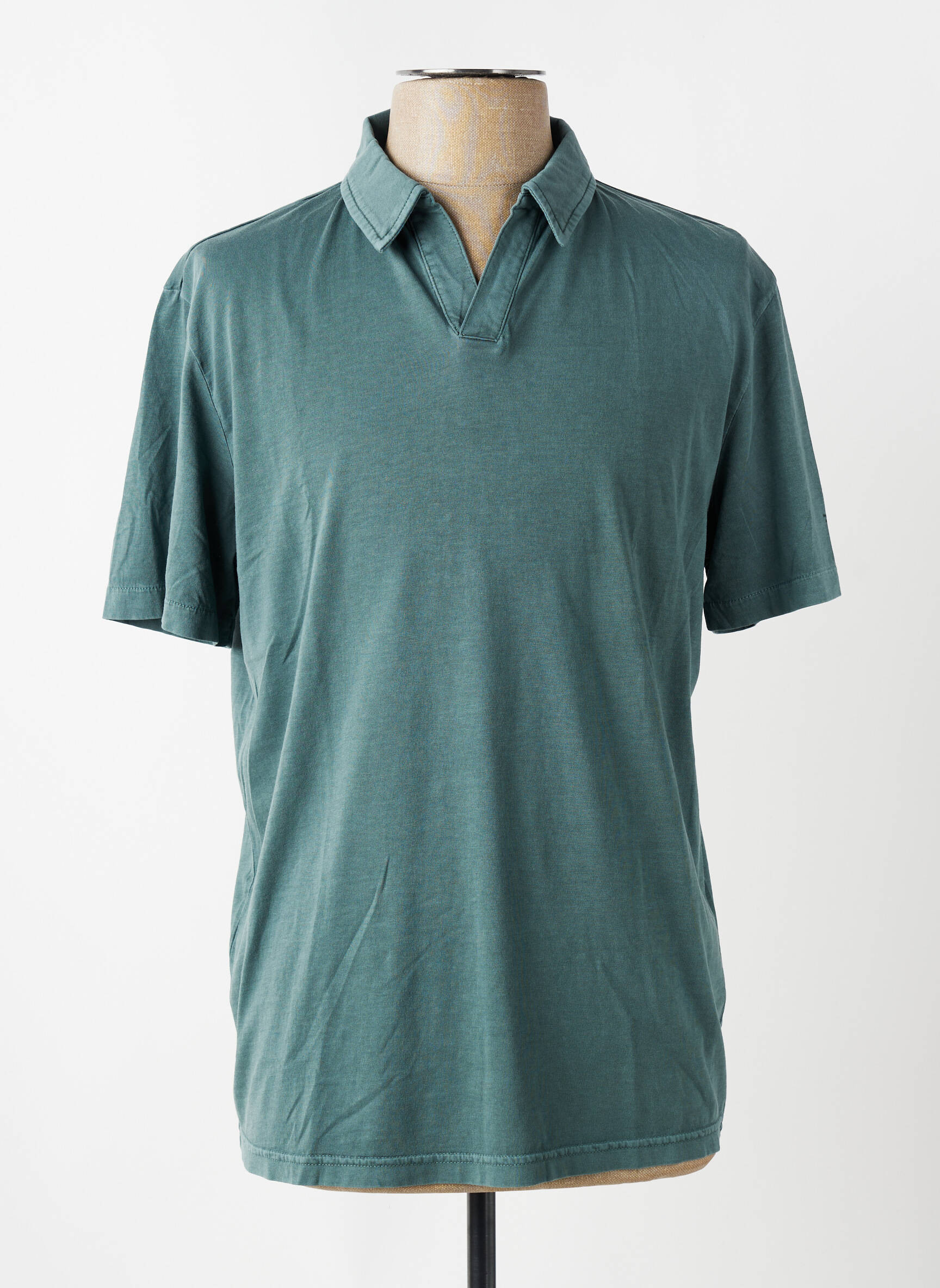 Tricou elasticitate mâneci scurte verde ECOALF bărbat