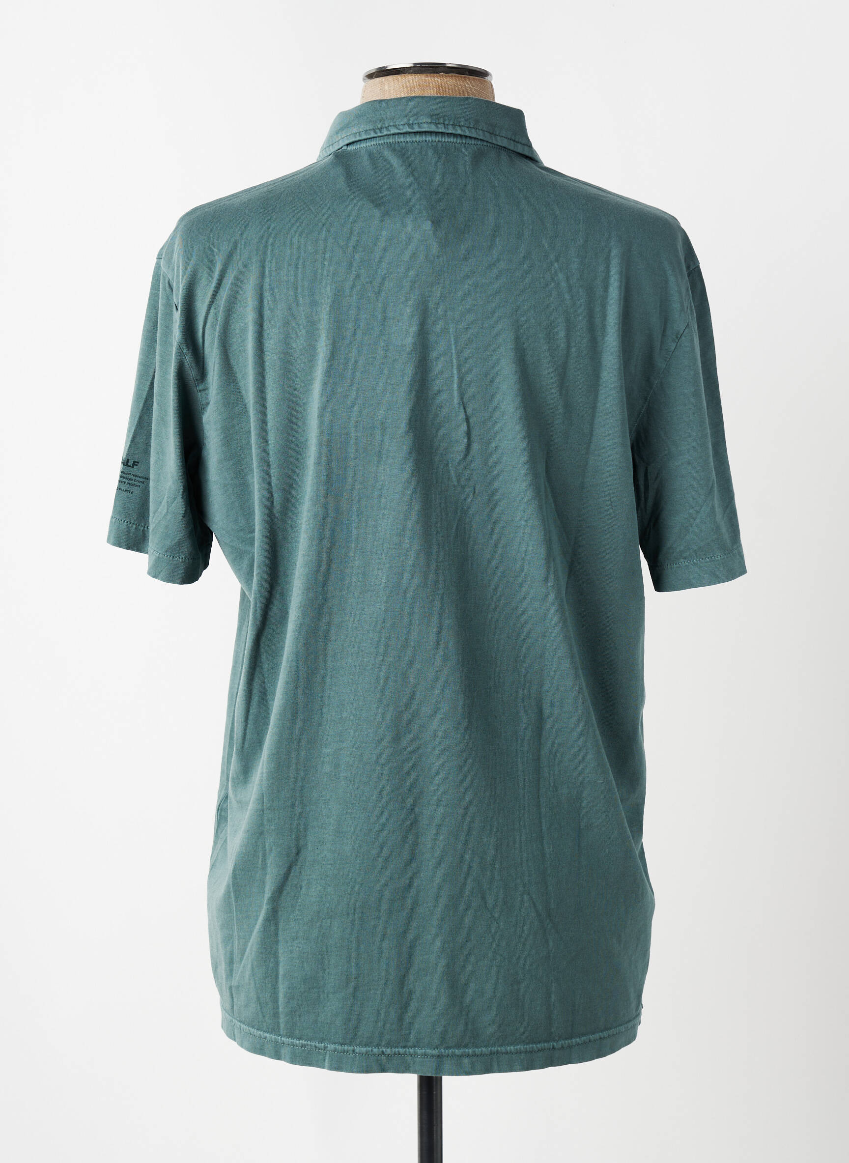 Tricou elasticitate mâneci scurte verde ECOALF bărbat