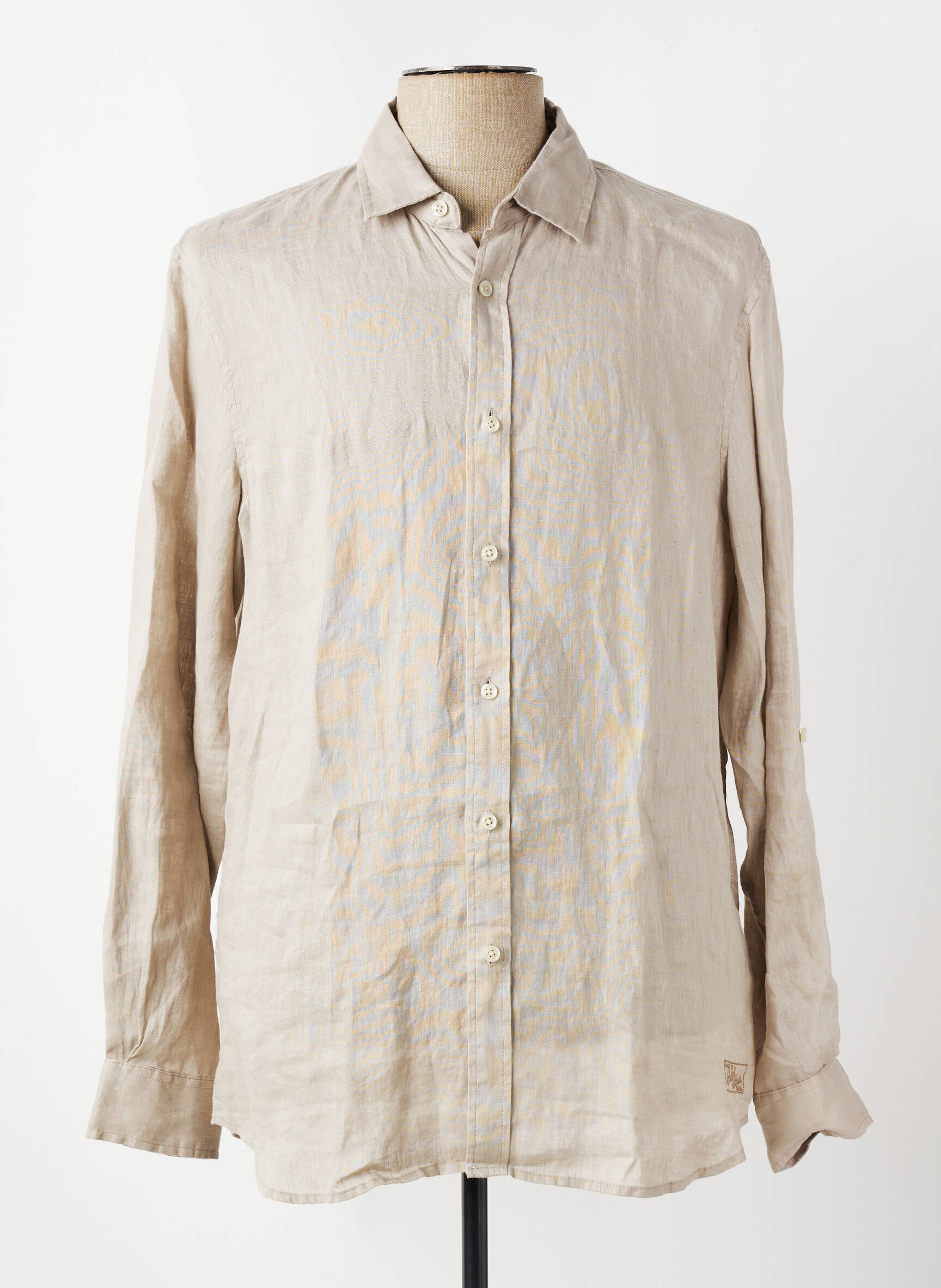 Cămașă croială dreaptă mâneci lungi bej SCOTCH & SODA femeie