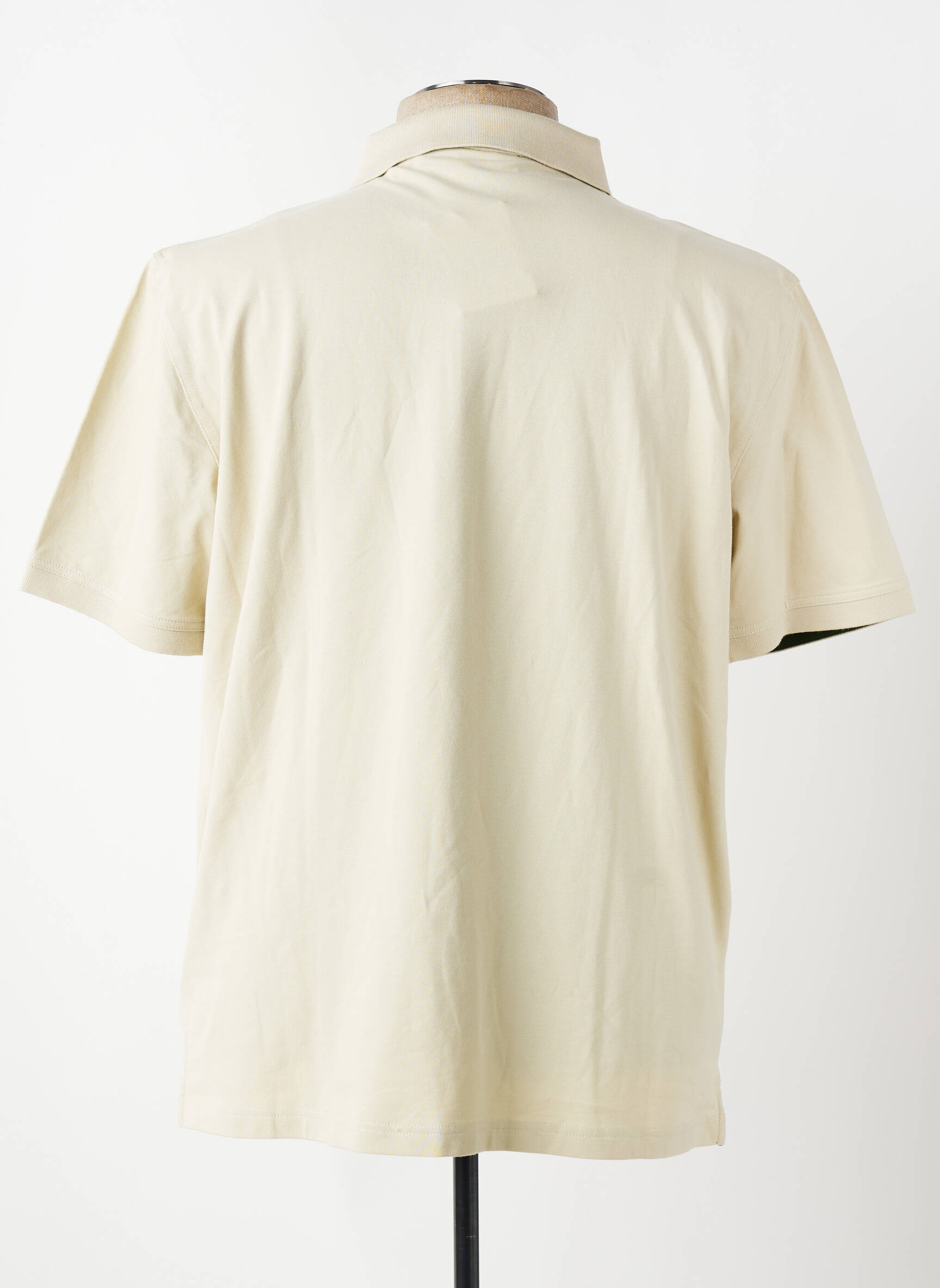 Tricou elasticitate mâneci scurte bej GANT bărbat
