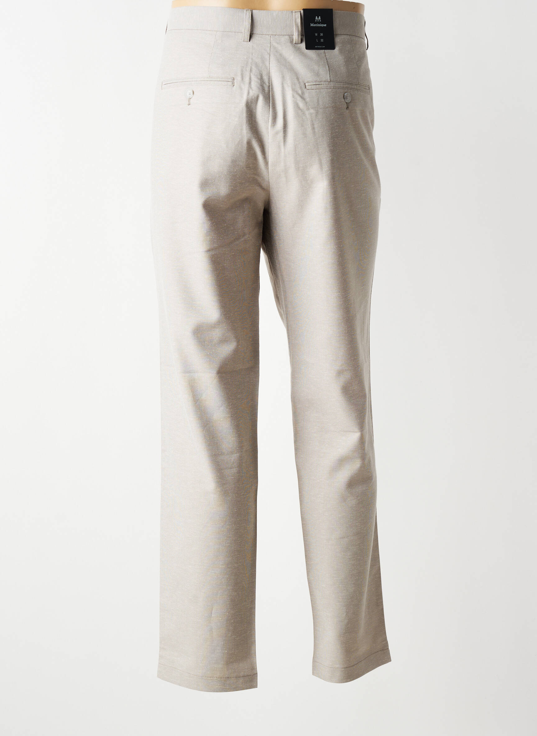 Pantalon chino mărime normală mărime normală bej MATINIQUE bărbat