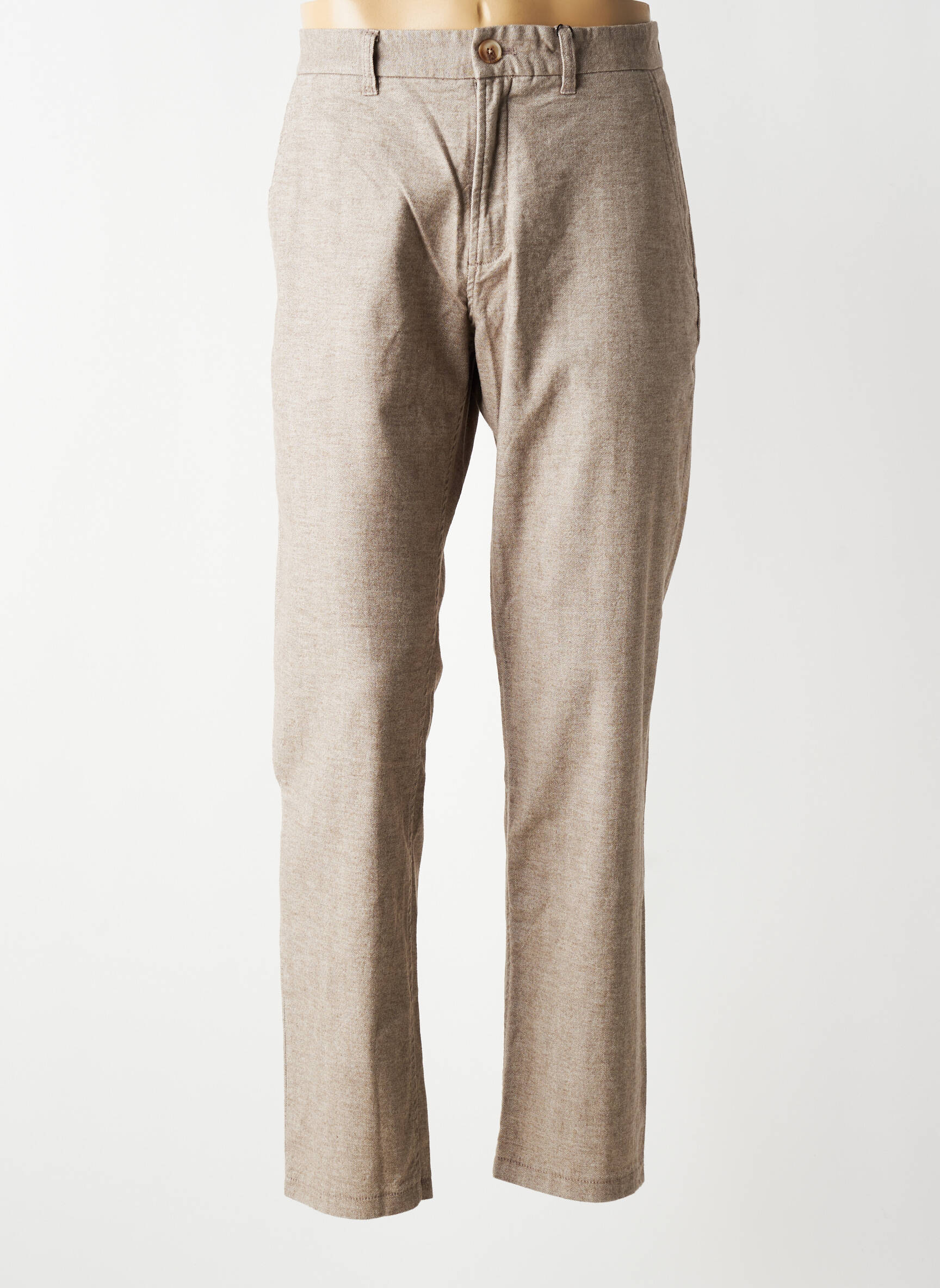 Pantalon drept croială dreaptă mărime normală bej MATINIQUE bărbat