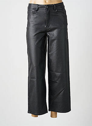 Pantalon 7/8 talie înaltă talie înaltă negru VILA femeie