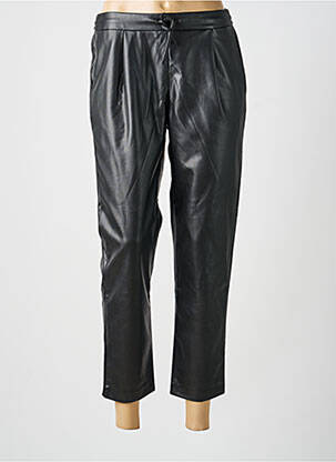 Pantalon 7/8 talie elastică mărime normală negru VILA femeie