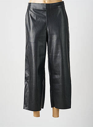 Pantalon 7/8 talie cu cleme mărime normală negru VILA femeie