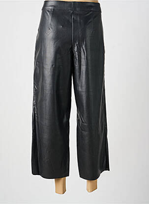 Pantalon 7/8 talie cu cleme mărime normală negru VILA femeie
